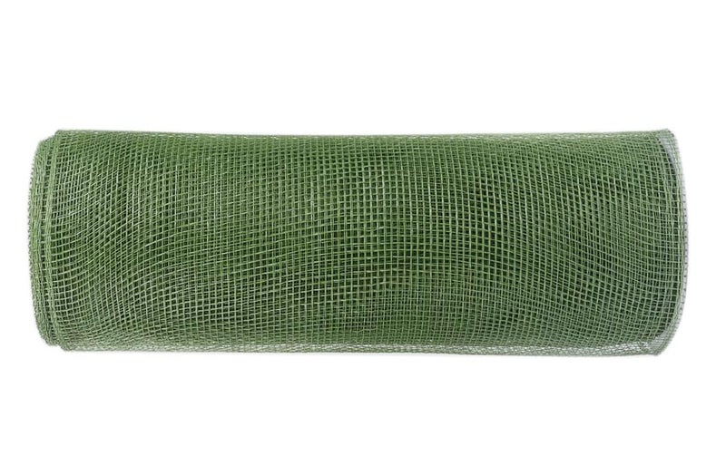 YYCRAFT 10 inch x 30 feet(10 Yards)-YYCRAFT Poly Mesh Ribbon(Oliver,No Metallic Foil) - Image 2